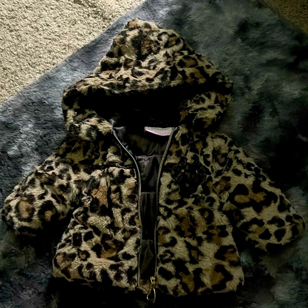 Furry hooded jacket!